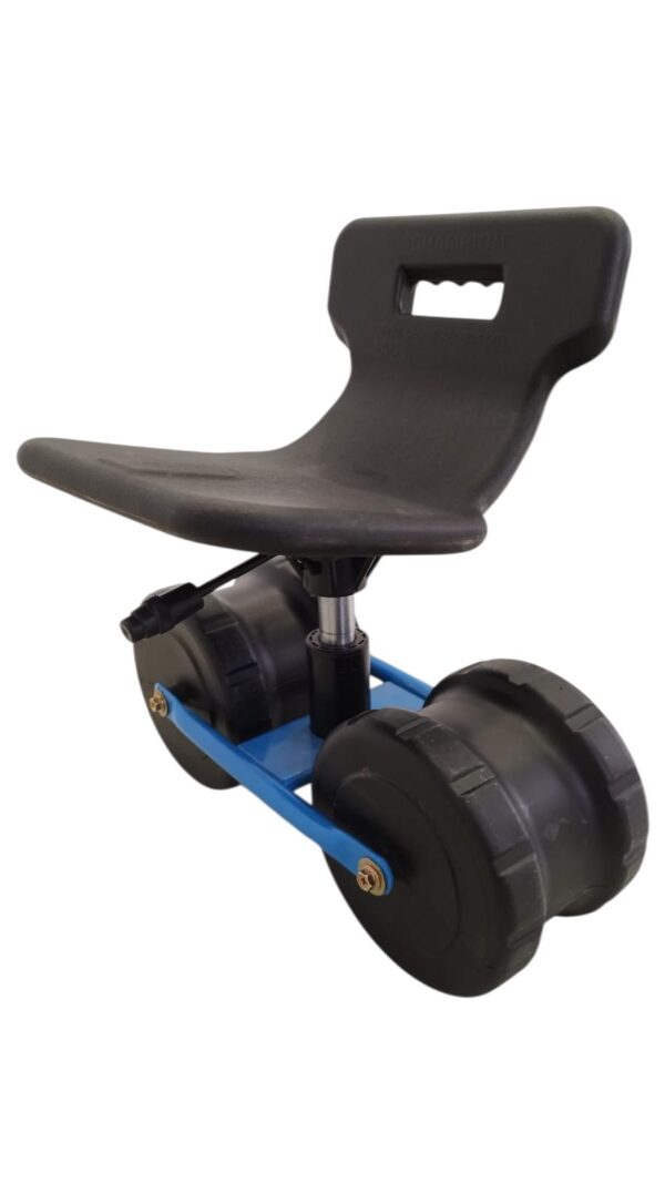 Sillón giratorio para tareas de jardinería