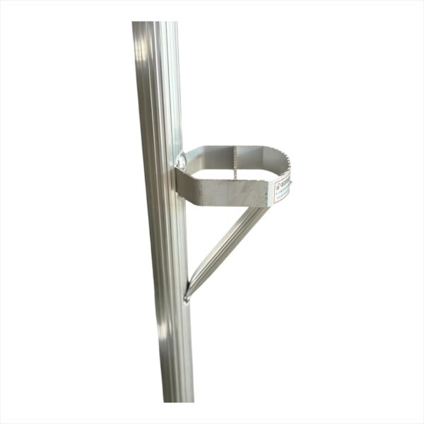  Escalera de aluminio ultraligera para recogida de fruta – 5 peldaños (150 cm/4kg))
