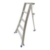  Escalera de aluminio ultraligera para recogida de fruta – 5 peldaños (150 cm/4kg))