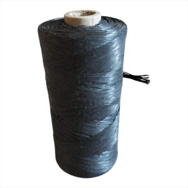 Bobina de Rafia Fibrilada Negra 300 g – 350 m