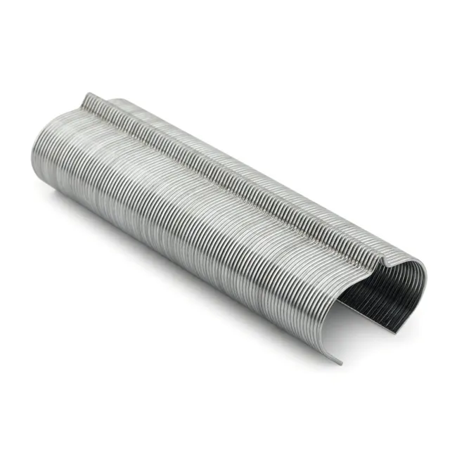 Grapas V46 galvanizadas para atadora TomSystem – Caja de 6.000 unidades