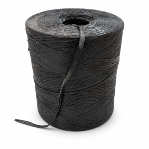 Bobina de rafia agrícola negra fibrilada 5 kg – 4.500 m