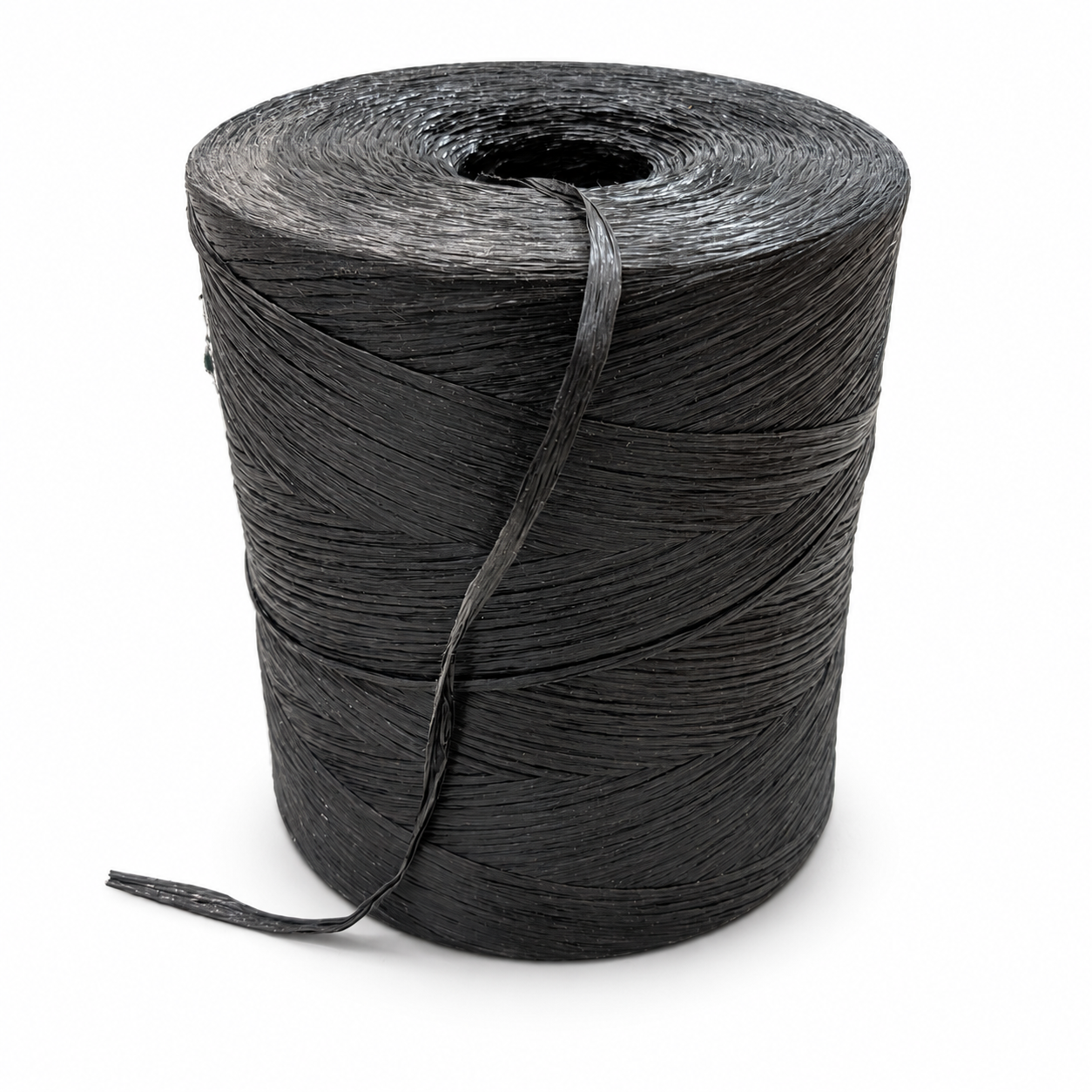 Bobina de rafia agrícola negra fibrilada 5 kg – 4.500 m